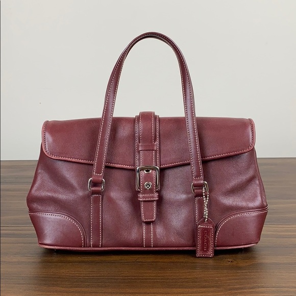 Coach Handbags - Coach Maroon Handbag